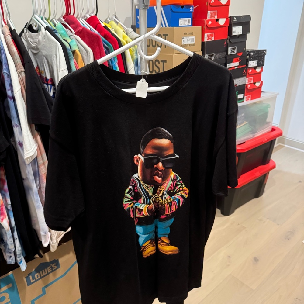Notorious BIG Black Graphic T-Shirt
